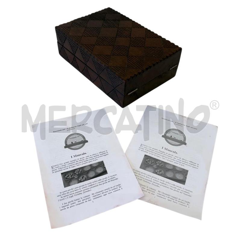 GIOCO ETNICO MANCALA LEGNOCON SEMI | Mercatino dell'Usato Molfetta 4