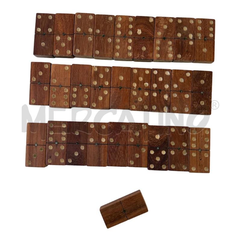 GIOCO LEGNO DOMINO TASELLI LEGNO | Mercatino dell'Usato Molfetta 3