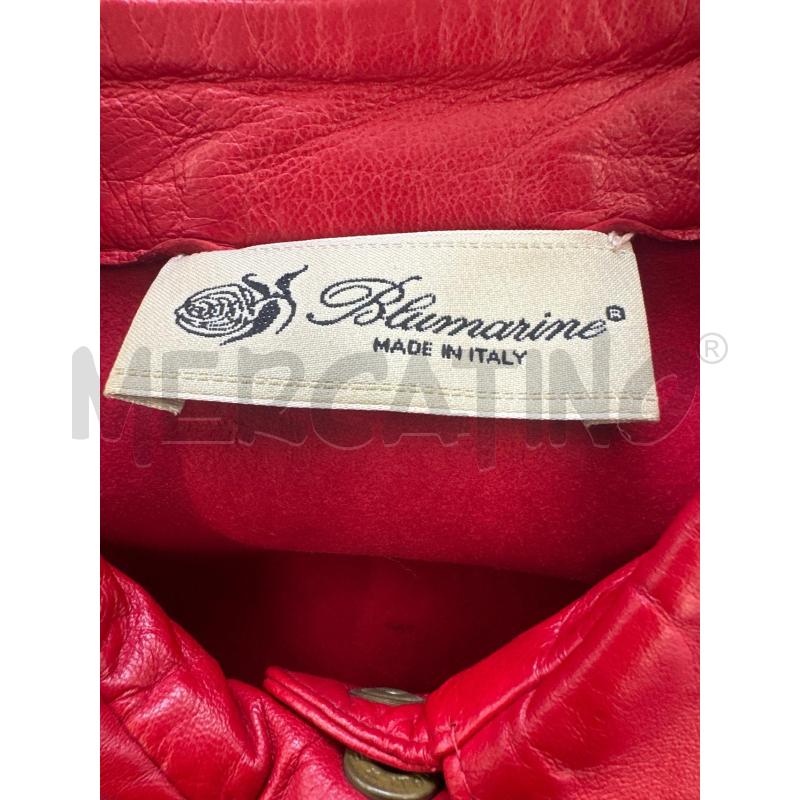GIUBBINO DONNA BLUMARINE PELLE ROSSO | Mercatino dell'Usato Molfetta 4