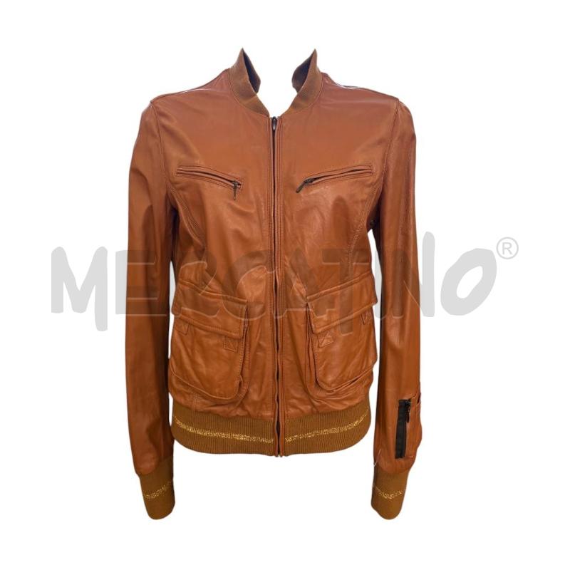 GIUBBINO DONNA BUN BOMBER MARRONE BISCOTTO | Mercatino dell'Usato Molfetta 1