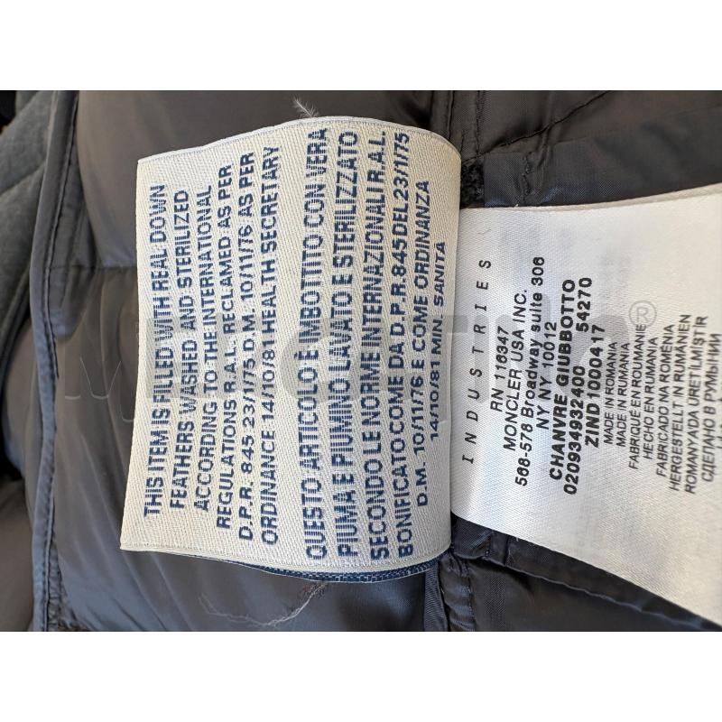 GIUBBINO DONNA MONCLER GRIGIO | Mercatino dell'Usato Molfetta 5
