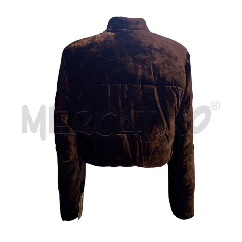 GIUBBINO DONNA PIANOFORTE DI MAXMARA VELLUTO MARRONE CROP | Mercatino dell'Usato Molfetta 2