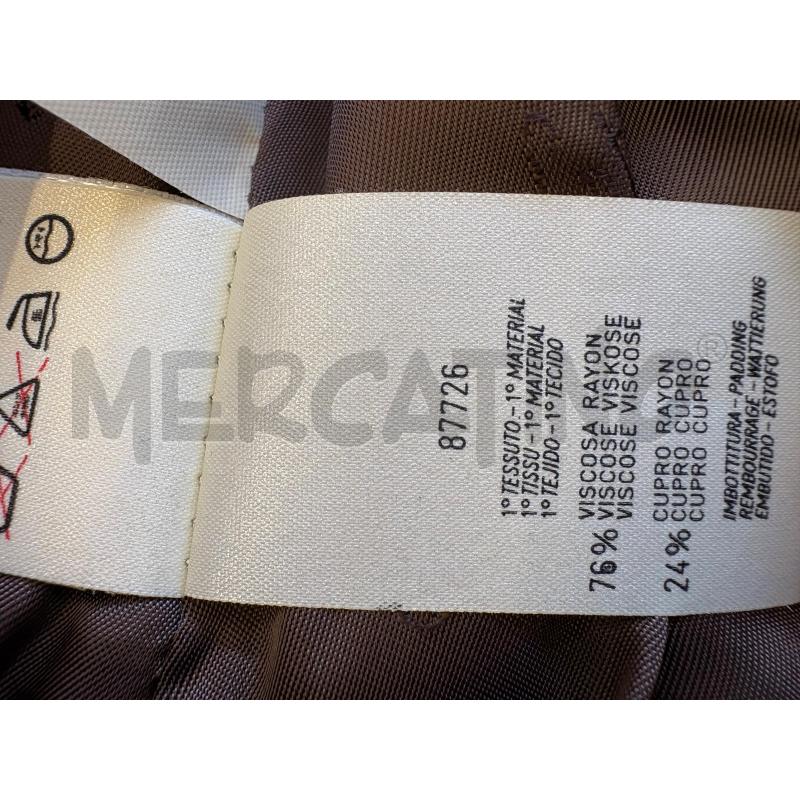 GIUBBINO DONNA PIANOFORTE DI MAXMARA VELLUTO MARRONE CROP | Mercatino dell'Usato Molfetta 5