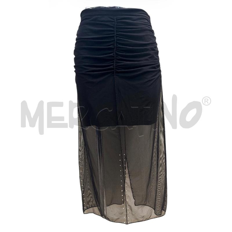 GONNA ACTITUDE TWINSET NERO VELATO | Mercatino dell'Usato Molfetta 1