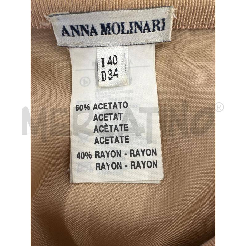 GONNA ANNA MOLINARI BEIGE SPACCO | Mercatino dell'Usato Molfetta 3