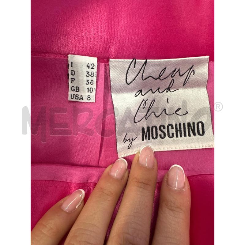 GONNA CHEAP AND CHIC MOSCHINO FUCSIA | Mercatino dell'Usato Molfetta 4