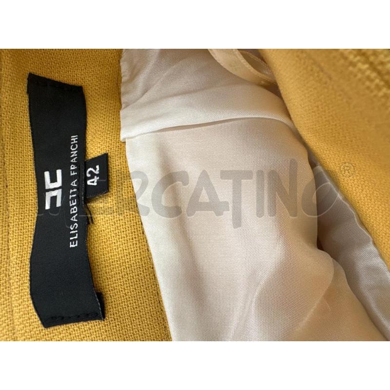 GONNA ELISABETTA FRANCHI SENAPE PIEGA BACIATA | Mercatino dell'Usato Molfetta 3
