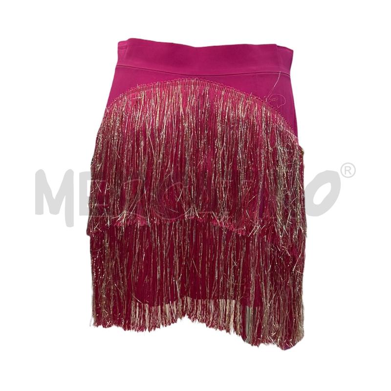 GONNA SE-TA FUXIA FRANGE FUXIA DORATO ARGENTATO | Mercatino dell'Usato Molfetta 2