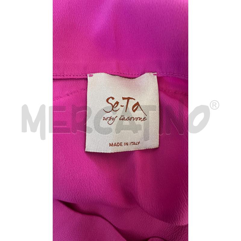 GONNA SE-TA FUXIA FRANGE FUXIA DORATO ARGENTATO | Mercatino dell'Usato Molfetta 3