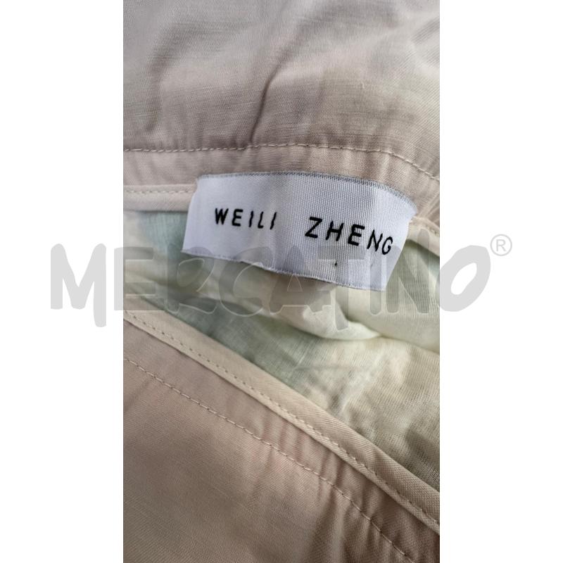 GONNA WEILI ZHENG PANNA VERDE RICAMATO QUADRONI | Mercatino dell'Usato Molfetta 3