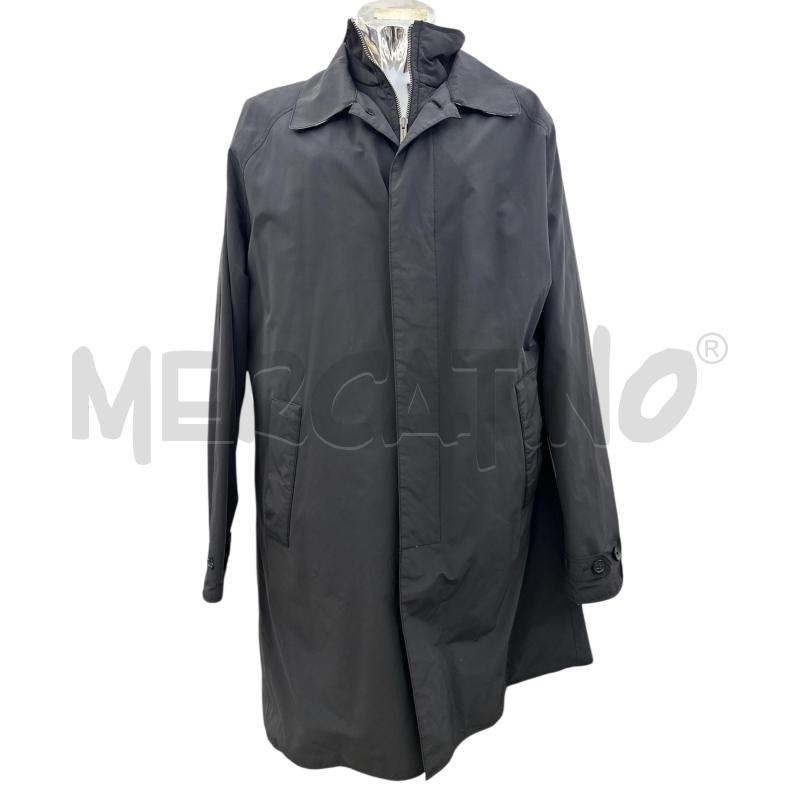 IMPERMEABILE UOMO BURBERRY BLU CON TRAPUNTINO INTERNO  | Mercatino dell'Usato Molfetta 1