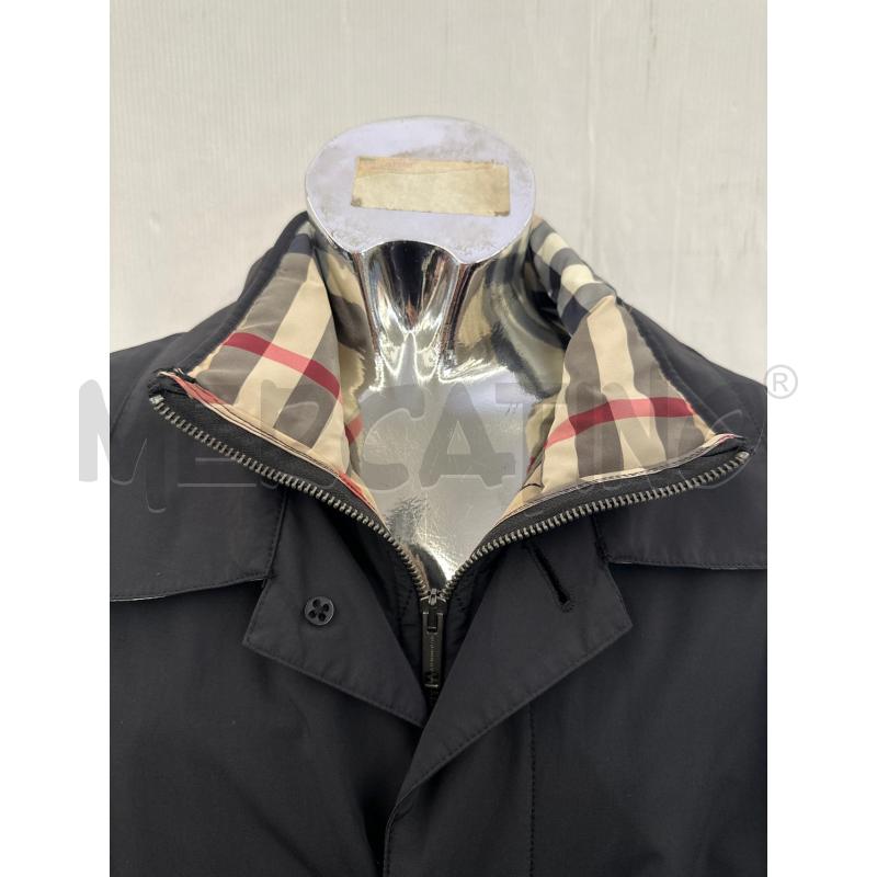 IMPERMEABILE UOMO BURBERRY BLU CON TRAPUNTINO INTERNO  | Mercatino dell'Usato Molfetta 2