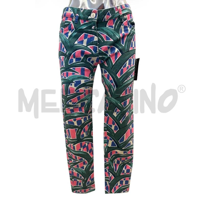 JEANS DONNA KENZO FANTASIA VERDE FUCSIA E VIOLA | Mercatino dell'Usato Molfetta 1