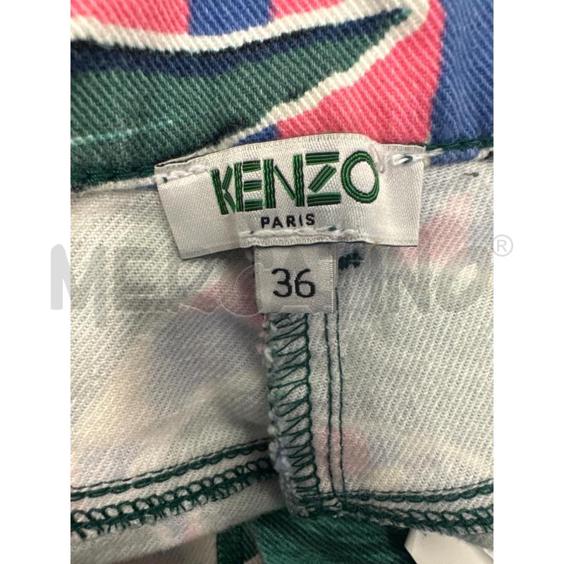 JEANS DONNA KENZO FANTASIA VERDE FUCSIA E VIOLA | Mercatino dell'Usato Molfetta 4