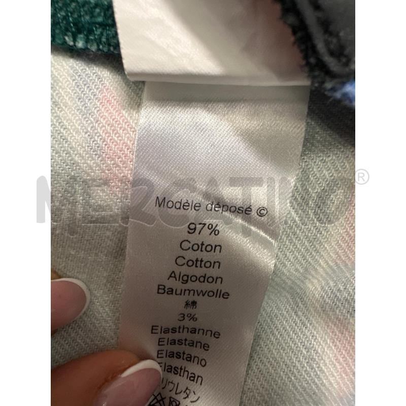 JEANS DONNA KENZO FANTASIA VERDE FUCSIA E VIOLA | Mercatino dell'Usato Molfetta 5