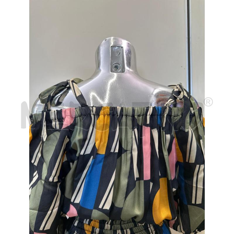 JUMPSUIT SUOLI FANTASIA NERO SENAPE ROSA BLU | Mercatino dell'Usato Molfetta 3