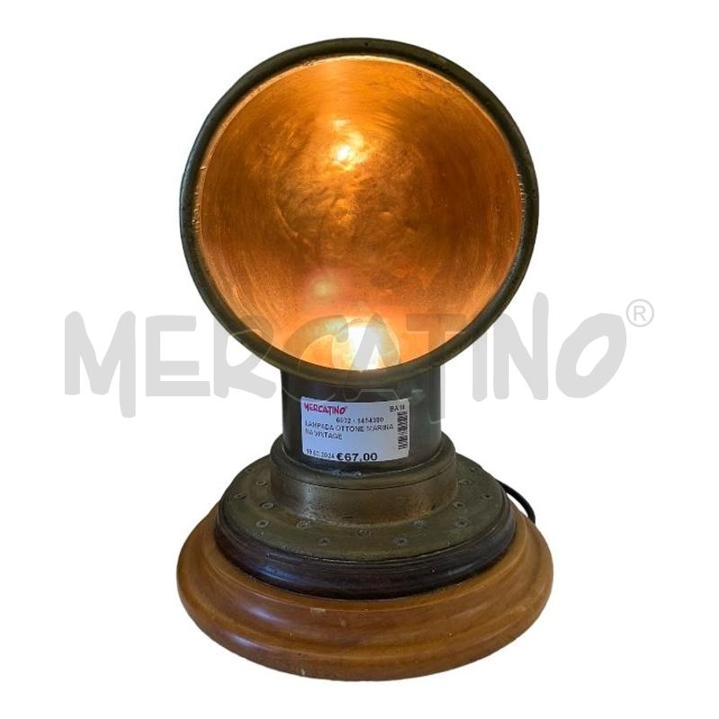 LAMPADA OTTONE MARINARA VINTAGE | Mercatino dell'Usato Molfetta 1