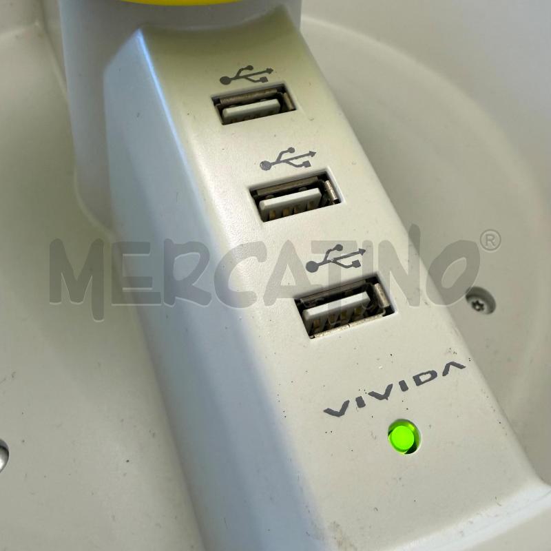 LAMPADA PORTA OGGETTI VIVIDA CON INGRESSO USB | Mercatino dell'Usato Molfetta 4