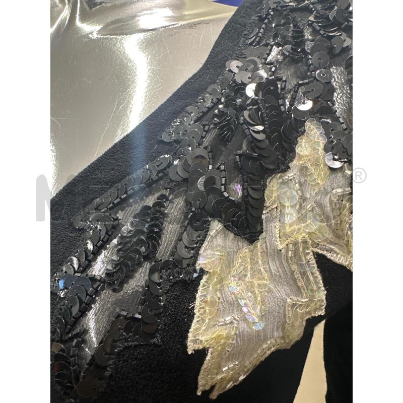 MAGLIA DONNA ANNA MOLINARI NERO FOGLIE PALETTEBIANCO NERO | Mercatino dell'Usato Molfetta 2