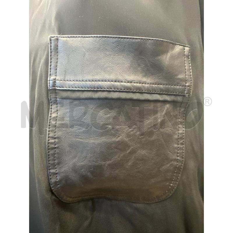 MAGLIA DONNA ATOS LOMBARDINI NERO TASCHINO ECOPELLE BOTTONI SCHIENA | Mercatino dell'Usato Molfetta 2