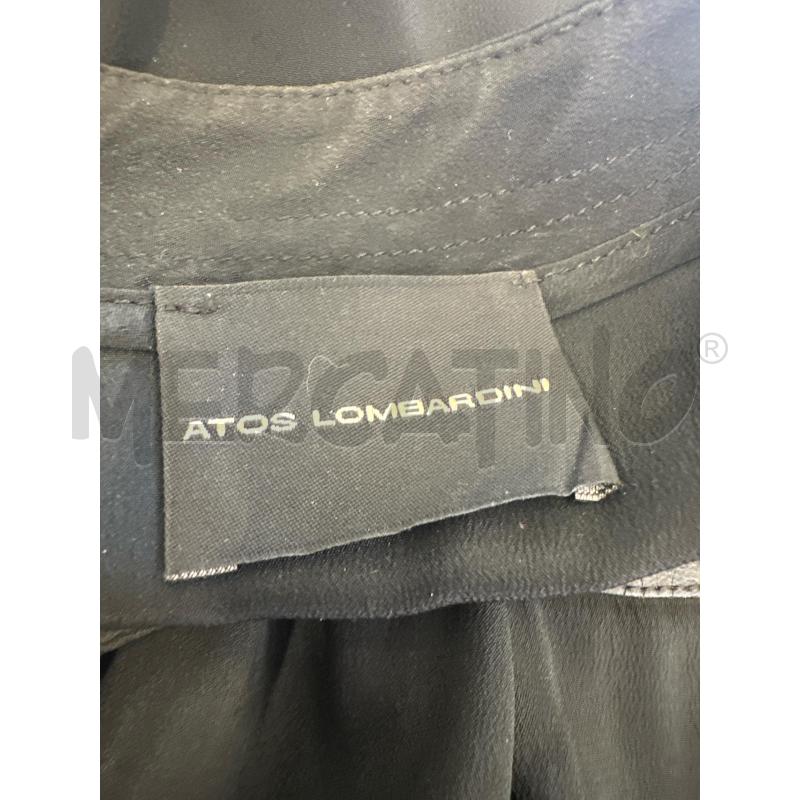 MAGLIA DONNA ATOS LOMBARDINI NERO TASCHINO ECOPELLE BOTTONI SCHIENA | Mercatino dell'Usato Molfetta 5