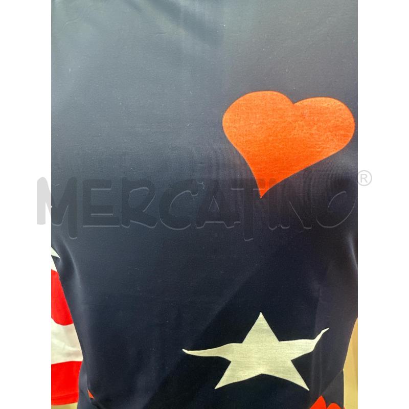MAGLIA DONNA BLUGIRL JEANS BLU ROSSO BIANCO | Mercatino dell'Usato Molfetta 2