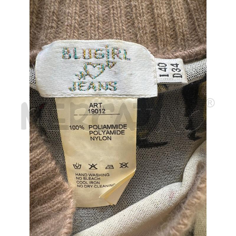 MAGLIA DONNA BLUGIRL PANNA VELATA FANTASIA PINGUINI  | Mercatino dell'Usato Molfetta 4