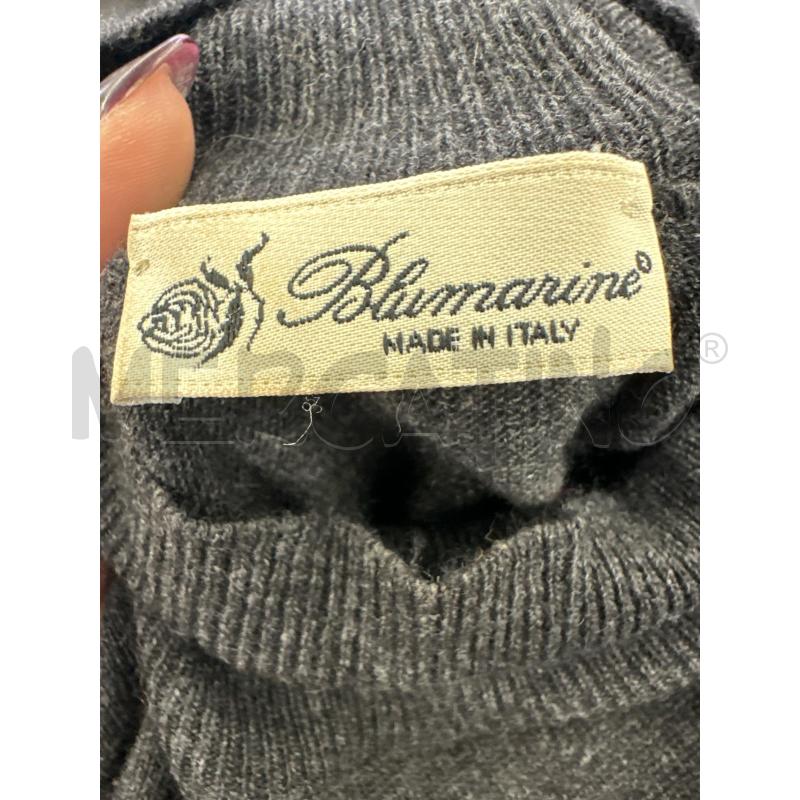 MAGLIA DONNA BLUMARINE GRIGIO ROCHES DORATE | Mercatino dell'Usato Molfetta 3