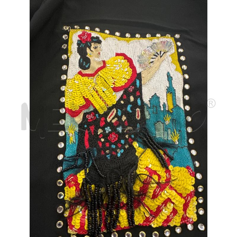 MAGLIA DONNA BLUMARINE NERO PALLETTE | Mercatino dell'Usato Molfetta 2