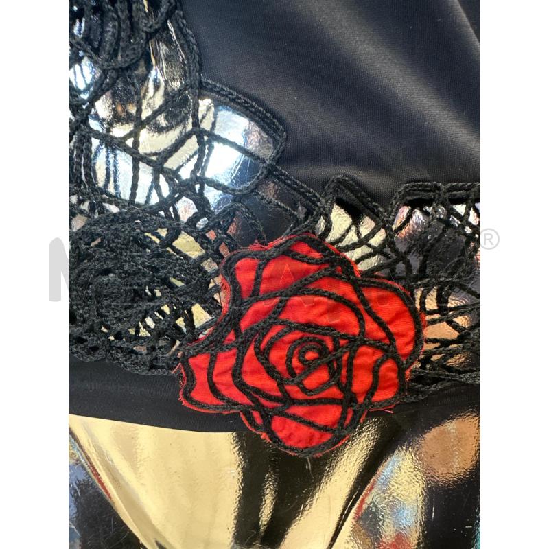 MAGLIA DONNA BLUMARINE NERO ROSE ROSSE | Mercatino dell'Usato Molfetta 2