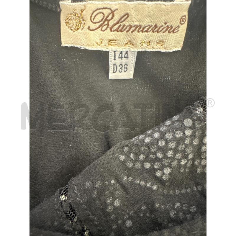 MAGLIA DONNA BLUMARINE NERO STRASS ROSSI | Mercatino dell'Usato Molfetta 3