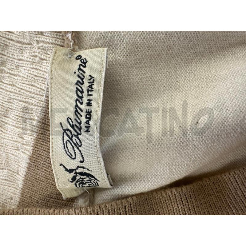 MAGLIA DONNA BLUMARINE PANNA E BEIGE  | Mercatino dell'Usato Molfetta 3