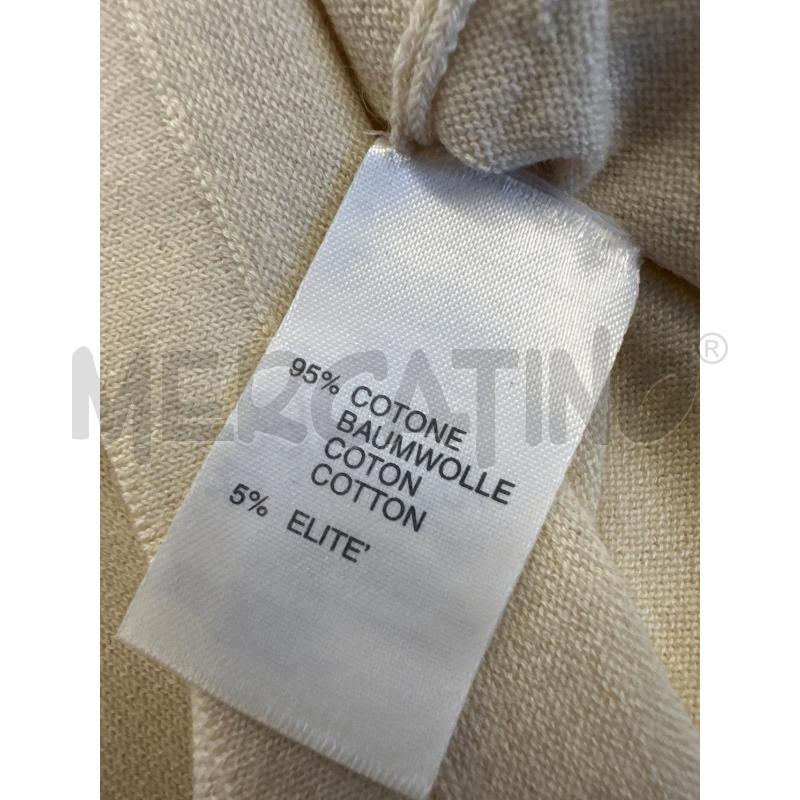 MAGLIA DONNA BLUMARINE PANNA E BEIGE  | Mercatino dell'Usato Molfetta 4