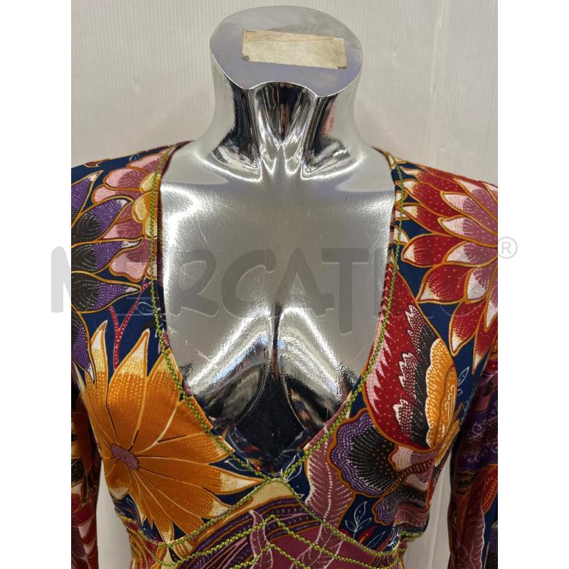 MAGLIA DONNA ETRO FANTASIA ROSSO ARANCIO | Mercatino dell'Usato Molfetta 2
