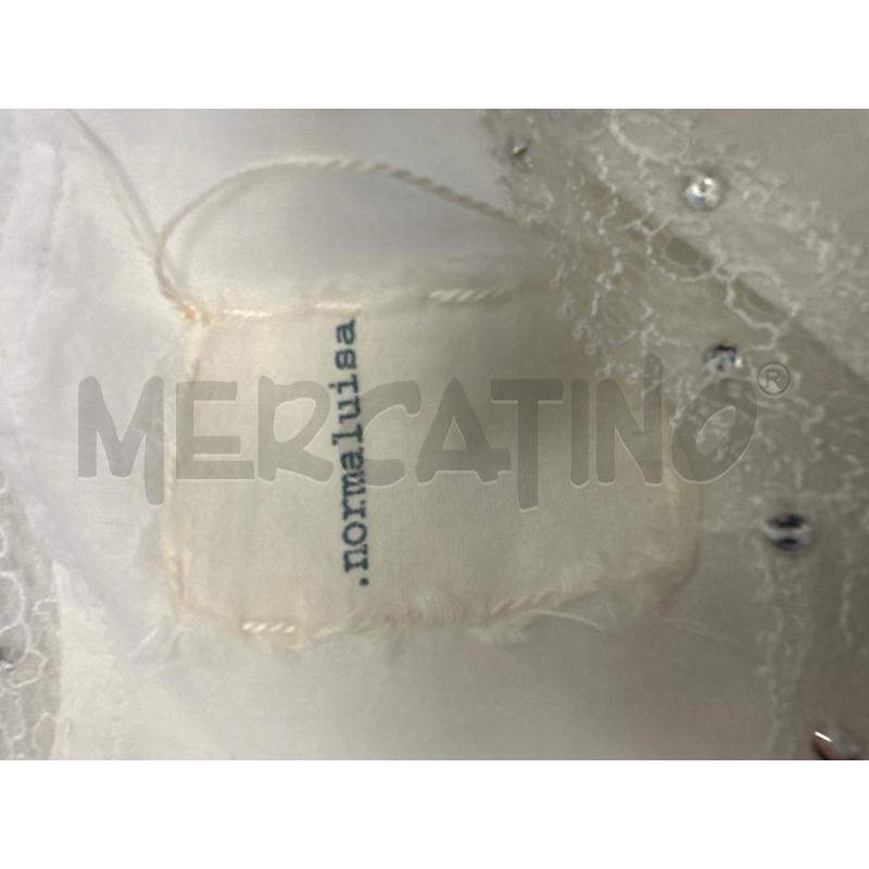 MAGLIA DONNA NORMALUISA BIANCO PROFILO PIZZO | Mercatino dell'Usato Molfetta 4