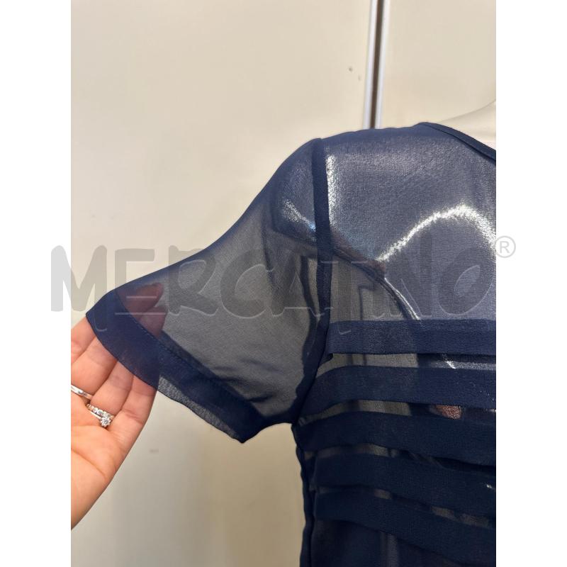 MAGLIA DONNA PATRIZIA PEPE BLU PLISSE  | Mercatino dell'Usato Molfetta 3