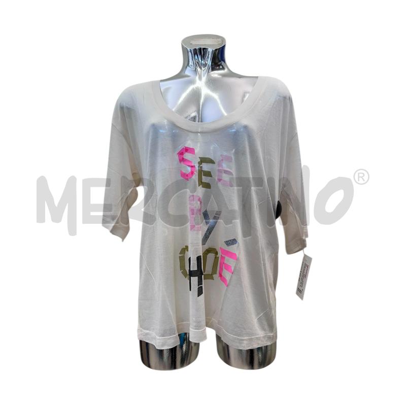 MAGLIA DONNA SEE BY CHLOÈ PANNA SCRITTA MODAL E SETA | Mercatino dell'Usato Molfetta 1