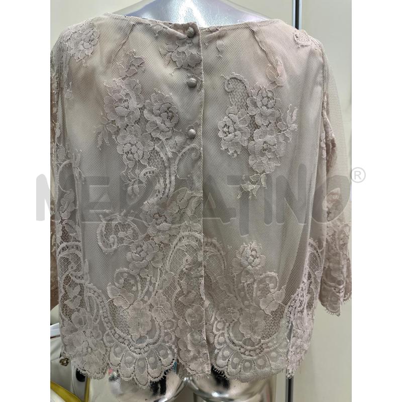 MAGLIA DONNA TWINSET BEIGE PIZZO PIETRE | Mercatino dell'Usato Molfetta 3