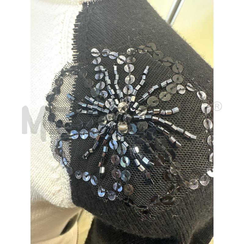 MAGLIA DONNA TWIN SET NERO E BIANCO | Mercatino dell'Usato Molfetta 2