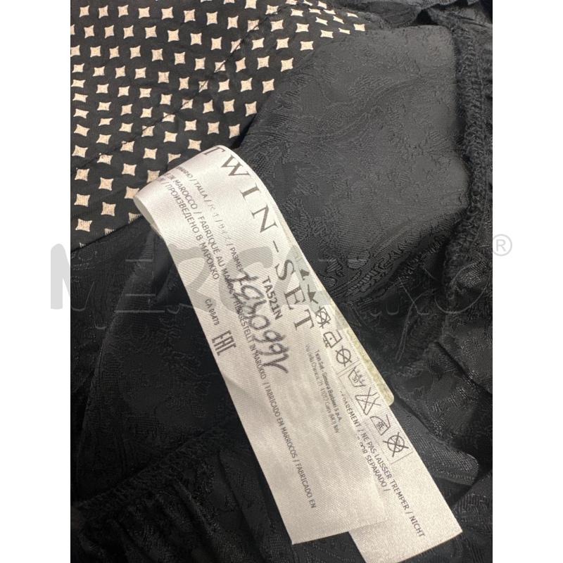 MAGLIA DONNA TWIN SET NERO STAMPATO FASCIA POIS | Mercatino dell'Usato Molfetta 4