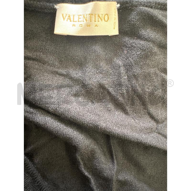 MAGLIA DONNA VALENTINO NERO MANICA FIOCCHETTO | Mercatino dell'Usato Molfetta 4