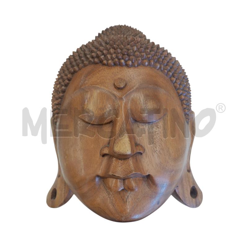 MASCHERA LEGNO ETNICA BUDDHA INDIANO  | Mercatino dell'Usato Molfetta 1