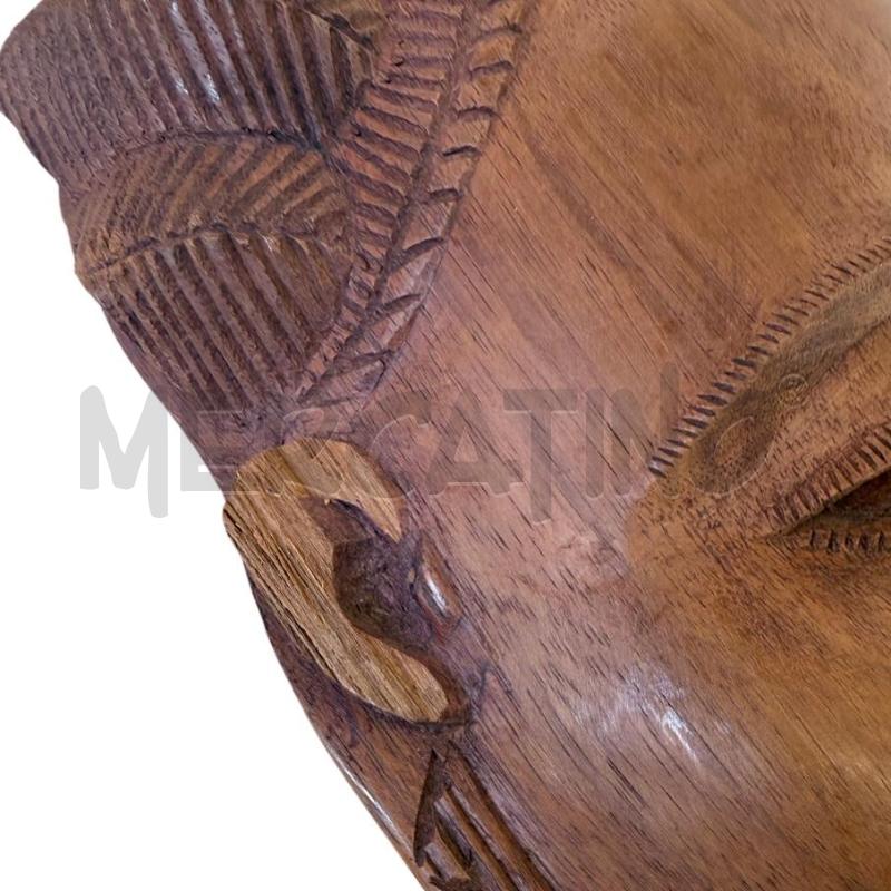 MASCHERONE DONNA + UOMO LEGNO AFRO H.42 CM | Mercatino dell'Usato Molfetta 3