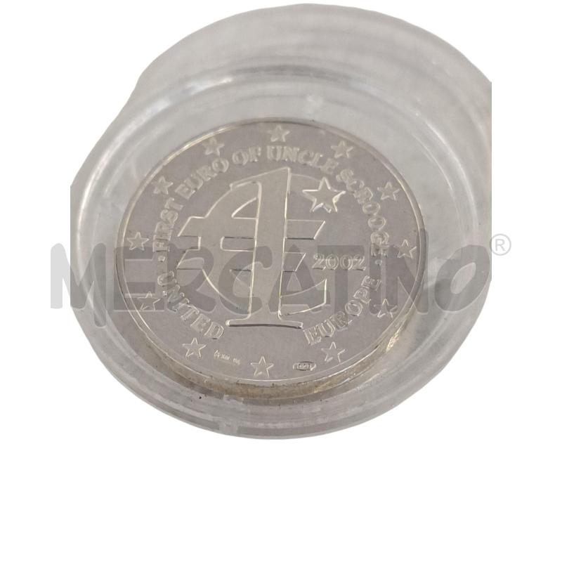 MEDAGLIA PRIMO EURO ZIO PAPERONE 2002 ARG 925 | Mercatino dell'Usato Molfetta 3