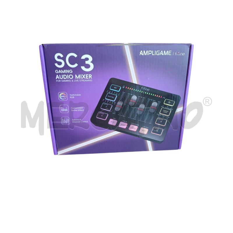 MIXER SC3 GAMING AUDIO AMPLIGAME  | Mercatino dell'Usato Molfetta 1