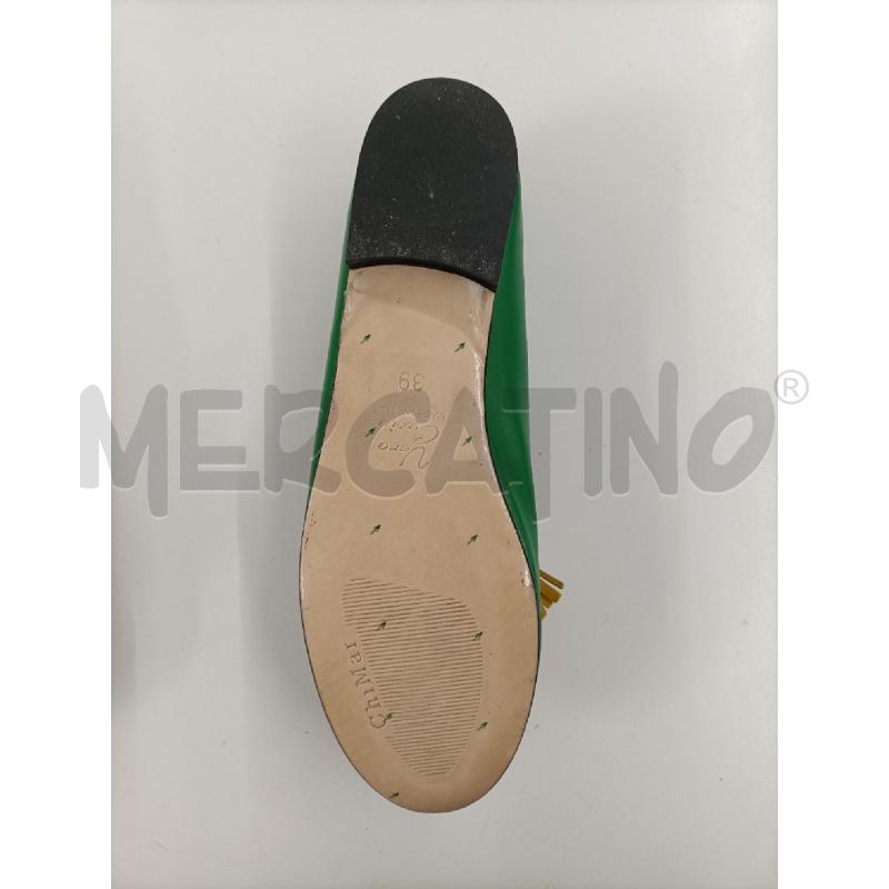 MOCASSINI DONNA CHIMAR VERDE NAPPINE GIALLO | Mercatino dell'Usato Molfetta 4