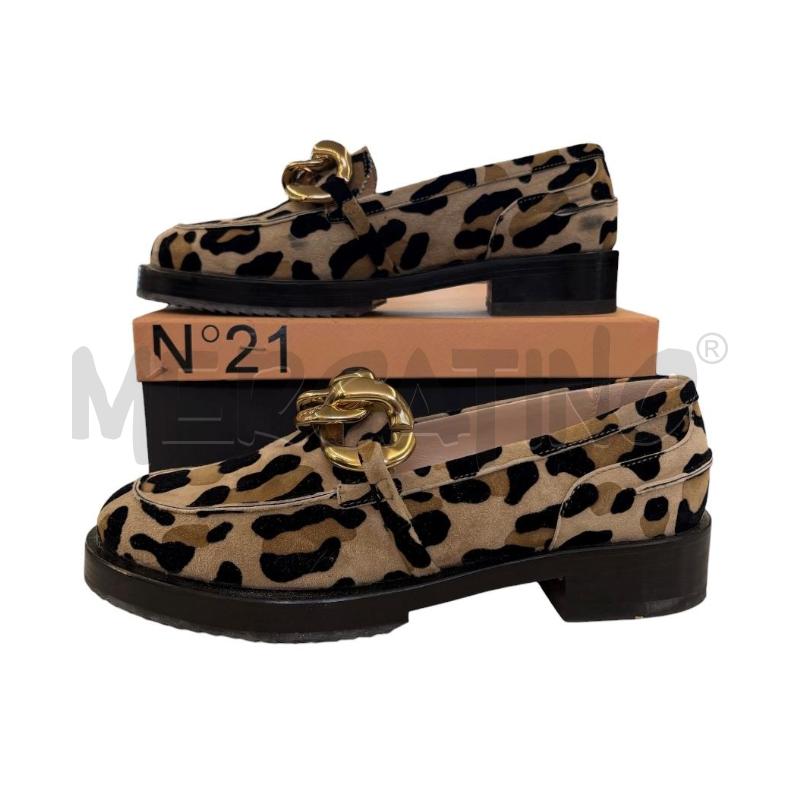 MOCASSINI DONNA N 21 MACULATO FIBBIA DORATA  | Mercatino dell'Usato Molfetta 1