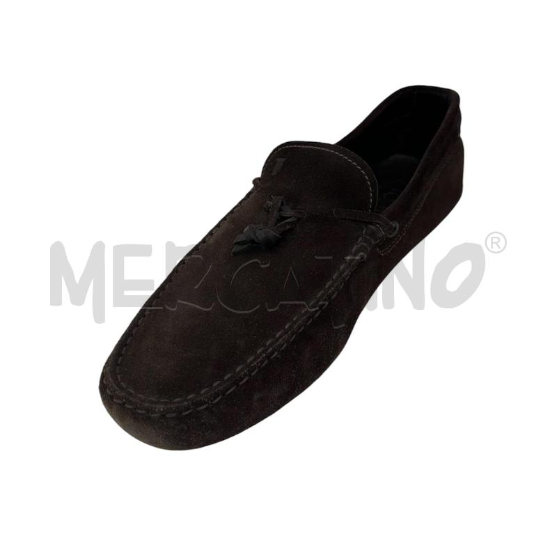 MOCASSINI PELLE UOMO TOD'S MARRONE CAMOSCIO | Mercatino dell'Usato Molfetta 1