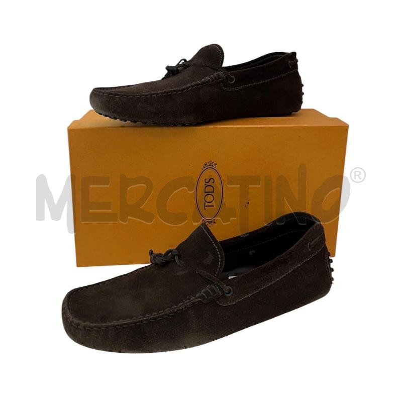 MOCASSINI PELLE UOMO TOD'S MARRONE CAMOSCIO | Mercatino dell'Usato Molfetta 2