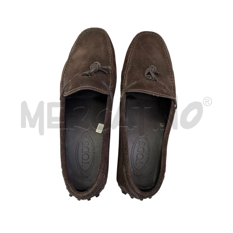 MOCASSINI PELLE UOMO TOD'S MARRONE CAMOSCIO | Mercatino dell'Usato Molfetta 3